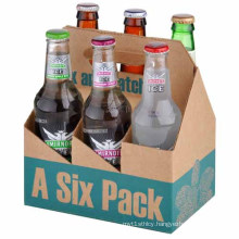 6 Pack Cardboard Beer Bottle Carrier, Simple Corrugated Counters